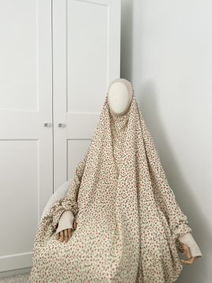 Jilbab de prière - Jaune pastel