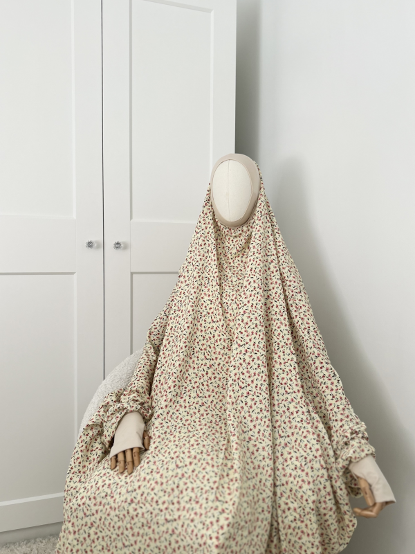 Jilbab de prière - Jaune pastel