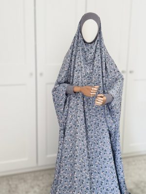 Jilbab de prière - Bleu pastel
