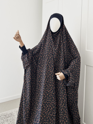Jilbab de prière - Bleu foncé