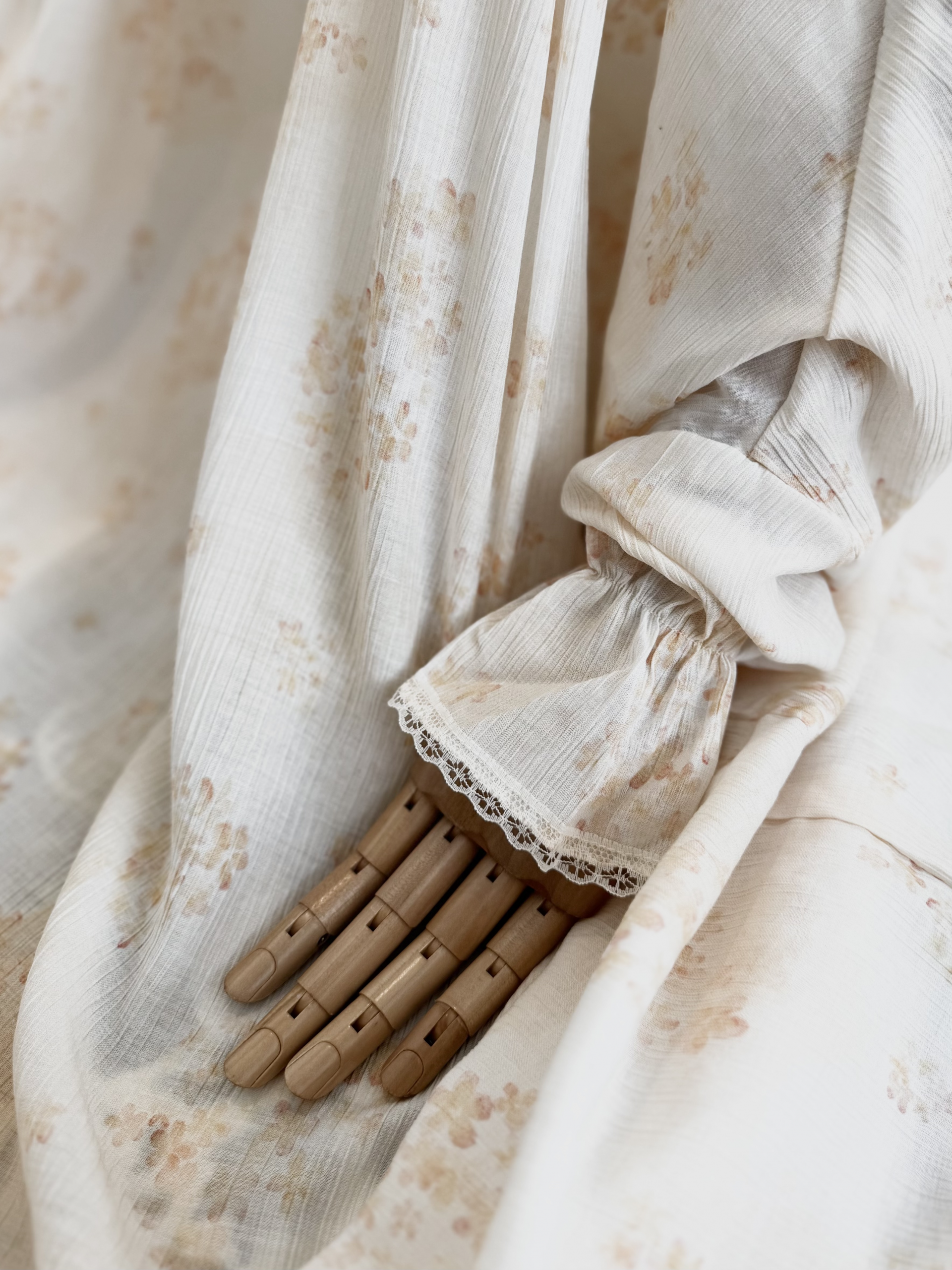 Jilbab de prière - Jaune Pastel – Image 3